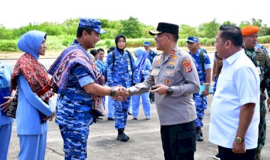 Tiba-di-Kupang,-Kepala-Staf-Angkatan-Udara-Disambut-Kapolda-NTT