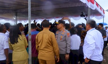 Kapolda-NTT-Pimpin-Pengamanan-Kunjungan-Wapres-Gibran-di-Sikka,-Agenda-Berjalan-Lancar-dan-Aman