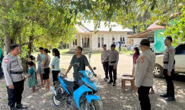 Subsatgas-Binmas-Polda-NTT-Ajak-Warga-Baumata-Timur-Jaga-Kamtibmas-Dalam-Kunjungan-Wapres-RI