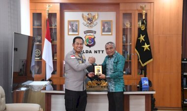 Kapolda-NTT-Terima-Kunjungan-Kakanwil-Kemenkumham,-Bahas-Sinergi-Kearifan-Lokal-dan-Penegakan-Hukum