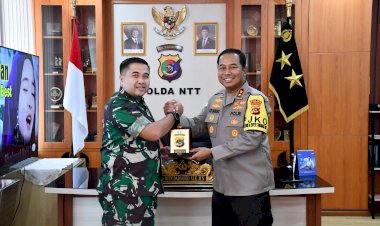 Perkuat-Sinergitas,-Kapolda-NTT-Terima-Kunjungan-Silaturahmi-Kasdam-IV/Diponegoro