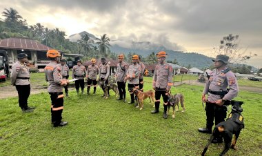 Polda-NTT-dan-Mabes-Polri-Kerahkan-Tim-K9-Sisir-Sungai-Mauponggo,-Cari-3-Korban-Hilang