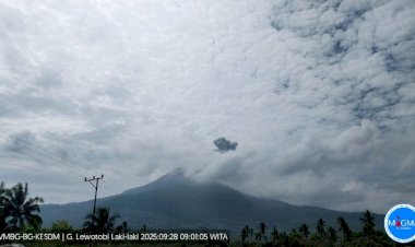 Erupsi-Susulan-Lewotobi:-Kapolda-NTT-Ajak-Masyarakat-Ikuti-Imbauan-Demi-Keselamatan