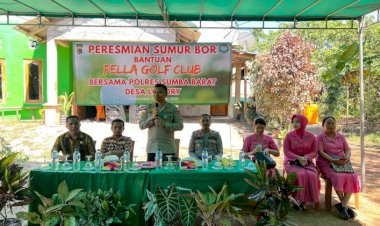 Polres-Sumba-Barat-Resmikan-Sumur-Bor-di-Desa-Lokory,-Lanjutkan-Program-Kapolda-NTT