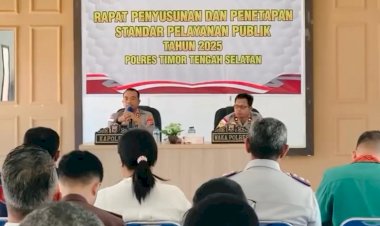 Polres-TTS-Gelar-Rapat-Penetapan-Standar-Pelayanan-Publik-2025,-Warga-Apresiasi-Layanan-Prima