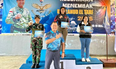 Polwan-Brimob-Polda-NTT-Raih-Juara-1-Kejuaraan-Menembak-Danlanud-El-Tari-2025