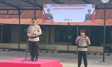 Pamapta-Siap-Jaga-Kamtibmas-Sumba-Barat-24-Jam:-Polres-Sumba-Barat-Resmi-Luncurkan-Satuan-Pamapta-untuk-Tingkatkan-Pelayanan-Publik