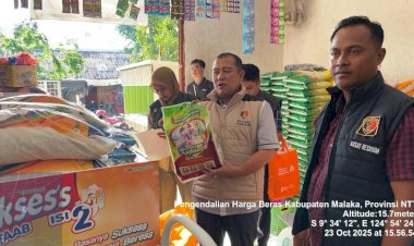 Tim-Gabungan-Polri,-Bapanas,-dan-Pemda-Cek-Harga-Beras-di-Malaka,-Temukan-Sejumlah-Toko-Jual-di-atas-HET