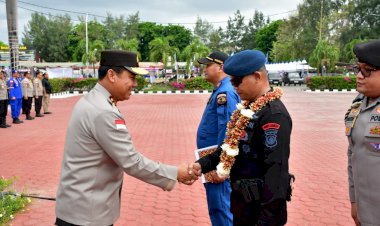 Polda-NTT-Gelar-Apel-Penyambutan-Brimob-Purna-BKO:-Kapolda-Apresiasi-Tugas-Jaga-Istana-Presiden