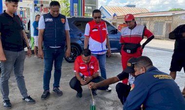 Polda-NTT-Lakukan-Pengawasan-dan-Pengukuran-Kualitas-BBM-di-8-SPBU-Kota-Kupang,-Pastikan-Takaran-dan-Mutu-Sesuai-Standar