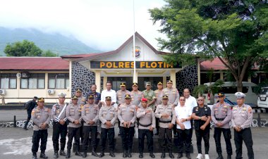 Wakapolri-Menyapa-Personel--Polres-Flores-Timur,-Tekankan-Standar-Layanan-110-&-Pamapta-Merata-Nasional