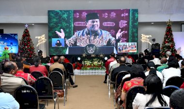 Kapolda-NTT-Hadiri-Perayaan-Natal-Nasional-2025-Secara-Virtual-di-Aula-Mutis-TTS