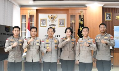 Kapolda-NTT-Sambut-Hangat-Perwira-Remaja-Lulusan-Akpol,-Siap-Mengabdi-di-Bumi-Flobamora
