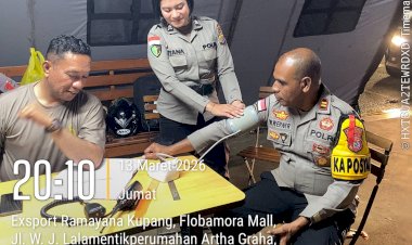 Ops-Ketupat-Turangga-2026:-Subsatgas-Dokkes-Gelar-Patroli-Pelayanan-Kesehatan-di-Pusat-Keramaian-Kota-Kupang