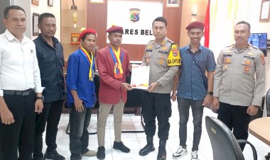 Kapolres-Belu-Terima-Audiensi-PMKRI,-Tegaskan-Komitmen-Tangani-Kasus-Pengeroyokan-Secara-Profesional