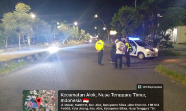 Respons-Cepat-Layanan-110,-Polres-Sikka-Tertibkan-Balap-Liar-di-Jalan-Eltari