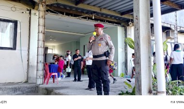 AKP-Yohanes-Balla-Jadi-Irup-di-SMP-Kristen-Generasi-Unggul-Kupang,-Tekankan-Bahaya-Perdagangan-Orang