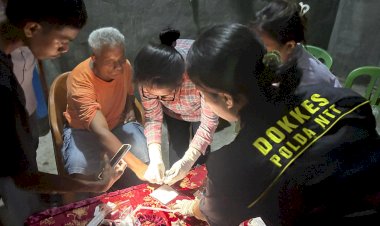 Biddokkes-Polda-NTT--Mengambil-Sampel-DNA-Keluarga-PMI-yang-Meninggal-di-Perairan-Malaysia