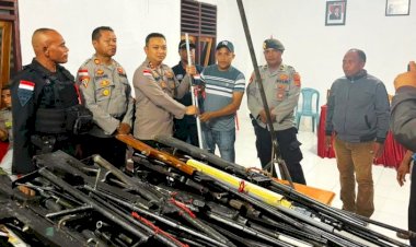 Polres-Flores-Timur-Kedepankan-Langkah-Humanis-dalam-Pemulihan-Pasca-Konflik-Adonara,-Senpira-dan-Sajam-Berhasil-Diamankan