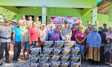 Sambut-HUT-Bhayangkara-ke-80,-Polres-Nagekeo-Salurkan-Bantuan-Sosial-untuk-Warga-Danga