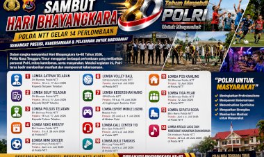 Sambut-Hari-Bhayangkara-ke-80,-Polda-NTT-Gelar-14-Perlombaan-Meriahkan-Semangat-Presisi-dan-Kebersamaan