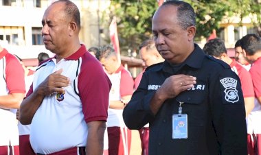 Sambut-HUT-ke-80-Bhayangkara,-Seluruh-Anggota-Polda-NTT-Ikuti-Latihan-USEFT-Massal