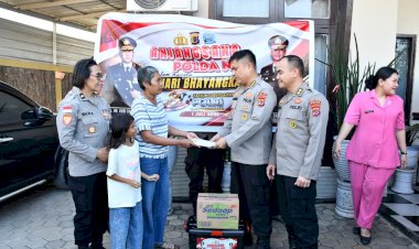 Sambut-HUT-ke-80-Bhayangkara,-Polda-NTT-Gelar-Anjangsana-dan-Berikan-Dukungan-kepada-Personel-yang-Sakit
