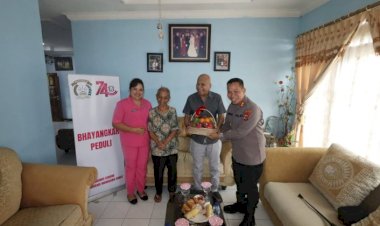 Jelang-Hari-Bhayangkara-ke-80,-Polres-Manggarai-Barat-Rawat-Jejak-Pengabdian-Lewat-Anjangsana-Purnawirawan-dan-Warakawuri