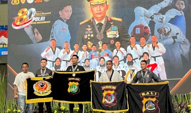 Hari-Kedua-Kejurnas-Taekwondo-Kapolri-Cup-VII,-Atlet-Polda-NTT-Raih-Medali-Perunggu
