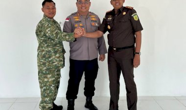 Perkuat-Sinergitas-Tiga-Pilar,-Kapolres-Ende-Gelar-Diskusi-Santai-Bersama-Dandim-dan-Kajari