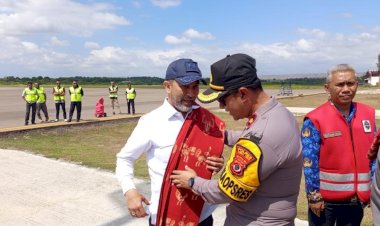 Polres-Sumba-Timur-Amankan-Kunjungan-Menko-Pangan-dan-Dua-Menteri-ke-Lokasi-PSN-Budidaya-Udang-Terintegrasi