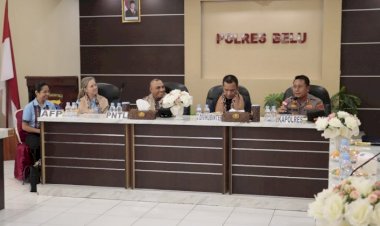 Perkuat-Sinergitas-Tangani-Kejahatan-Transnasional,-Divhubinter-Polri-Gelar-Trilateral-Meeting-Bersama-AFP-dan-PNTL-di-Belu