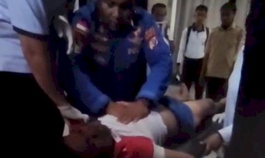 Sigap-Selamatkan-Warga-Tenggelam,-Bripka-Hubertus-Nonga-Anggota-Ditpolairud-Polda-NTT--Beri-Pertolongan-Pertama-hingga-Evakuasi-ke-Rumah-Sakit