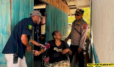 Sentuhan-Kemanusiaan-di-Bekek:-Biddokkes-Polda-NTT-dan-Polres-Ngada-Beri-Pelayanan-Kesehatan-Bagi-Pengungsi