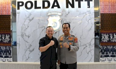 Kapolda-NTT-Terima-Silaturahmi-Pangdam-IX/Udayana,-Perkuat-Sinergi-TNI-Polri-di-Nusa-Tenggara