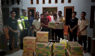 Di-Tengah-Krisis-Pascagempa,-Polsek-Komodo-Hadir-Bawa-Pangan-untuk-Biara-SDV