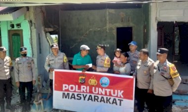 Aksi-Nyata-Polsek-Paga-Sikka:-Ringankan-Beban-Korban-Gempa-Flores-Lewat-Bantuan-dan-Tenaga