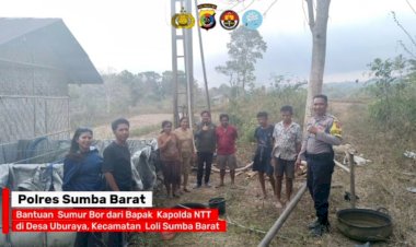 Mesin-Bor-Mulai-Beroperasi,-Harapan-Air-Bersih-Warga-Gollu-Loloka-Akhirnya-Diwujudkan-Kapolda-NTT