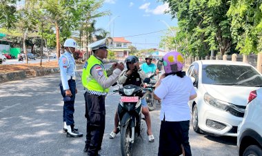 Ops-Patuh-Turangga-2026-Polda-NTT:-Edukasi-Lalu-Lintas-Naik-20-Persen,-Kecelakaan-Menurun,-Helm-SNI-Jadi-Sorotan