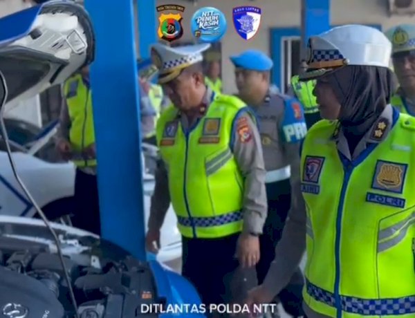 Apel Konsolidasi dan Pengecekan Kendaraan, Ditlantas Polda NTT Siap Amankan Perayaan Paskah 2026