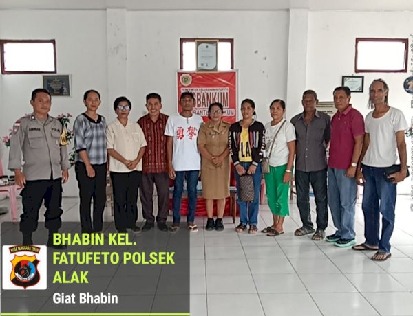 Respon Cepat Laporan 110, Bhabinkamtibmas Fatufeto Selesaikan Kasus KDRT Lewat Mediasi Kekeluargaan