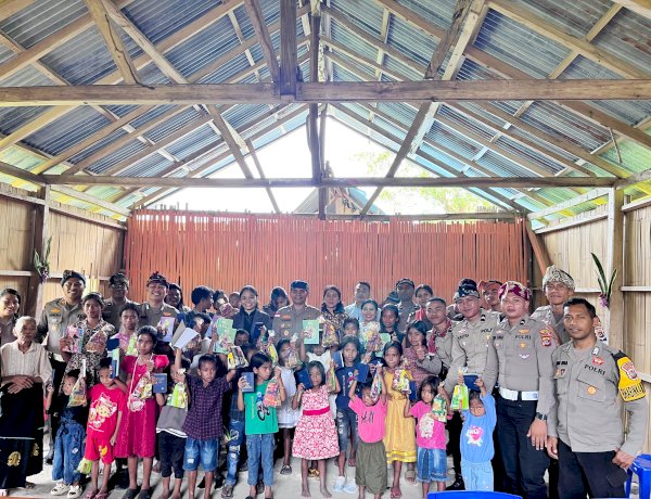 Kapolres Sumba Barat Dorong Warga Gunakan 110, Pesan Kamtibmas Disampaikan Lewat Minggu Kasih