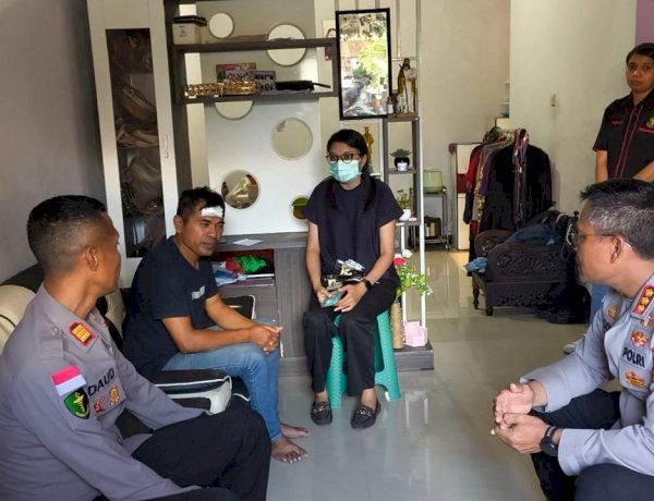 Kapolresta Kupang Kota Jenguk Anggota yang Terluka Saat Layani Aksi Unjuk Rasa, Tegaskan Kepedulian dan Solidaritas