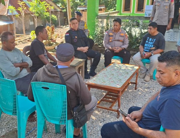 Kapolres Alor Kedepankan Pendekatan Kekeluargaan Pascainsiden Anggota Brimob dan Warga di Alor Besar