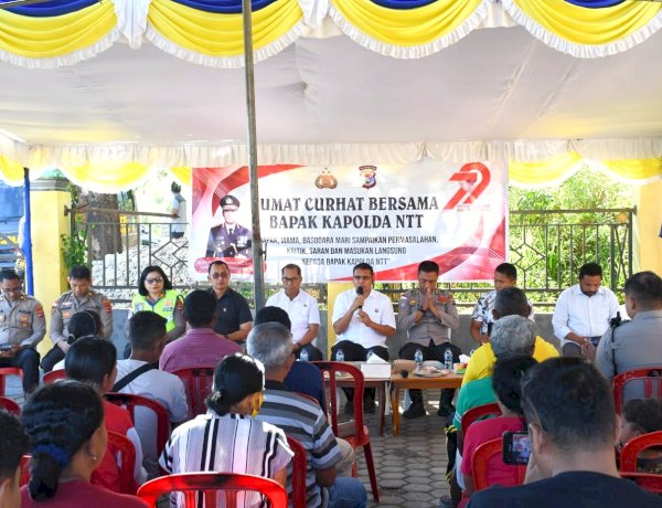 Jumat Curhat Polda NTT di Sikumana, Warga Sampaikan Keluhan Kamtibmas hingga Perlindungan Perempuan dan Anak