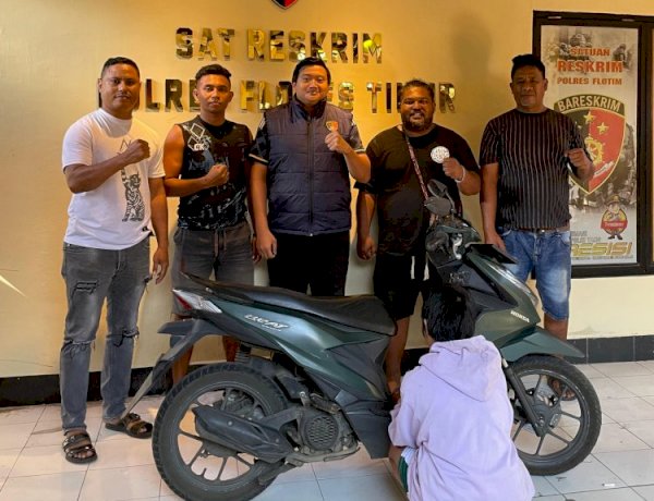 Polres Flores Timur Buktikan Komitmen Jaga Kamtibmas, Kasus Curanmor Terungkap dalam Sehari
