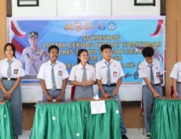 Hari Bhayangkara ke-80, Polres TTS Asah Wawasan Pelajar Lewat Lomba Cerdas Cermat Kamtibmas