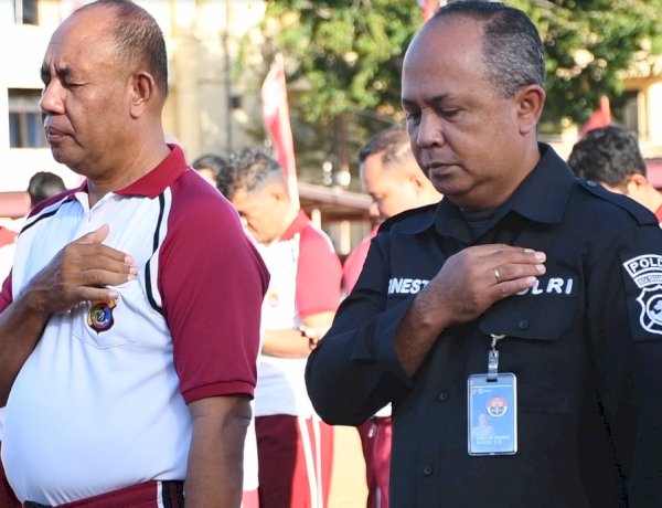 Sambut HUT ke-80 Bhayangkara, Seluruh Anggota Polda NTT Ikuti Latihan USEFT Massal