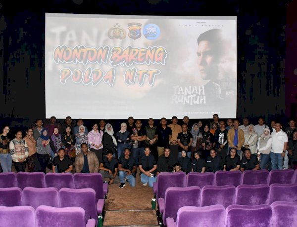 Kapolda NTT Ajak PJU dan Anggota Nobar Film Inspiratif, Tanamkan Nilai Kemanusiaan dan Pengabdian Polri