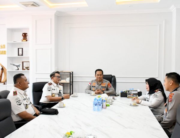Kapolda NTT Terima Silaturahmi Kakanwil Ditjenpas NTT, Perkuat Kolaborasi